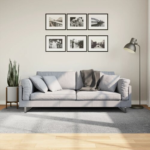 vidaXL Tepih IZA kratka vlakna skandinavski izgled sivi 160x230 cm Cijene