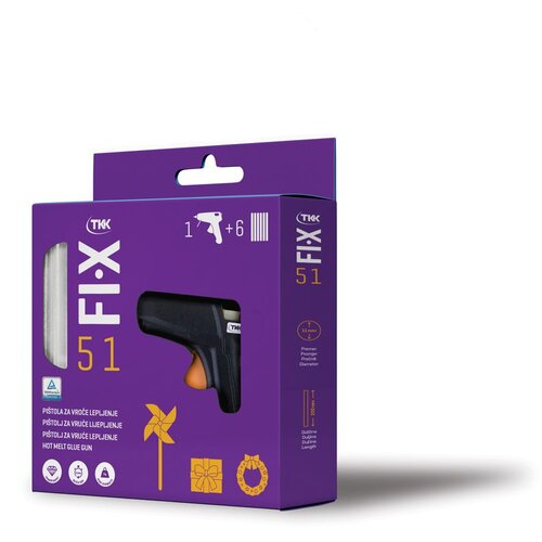 FIX 51 PI&Scaron;TOLJ ZA VRUĆE LIJEPLJENJE SA 6 PATRONA U KUTIJI Cijene