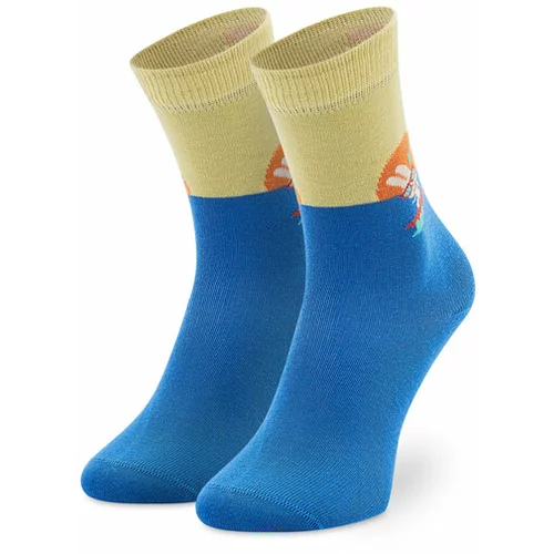 Happy Socks Otroške visoke nogavice KSFB01-6300 Modra