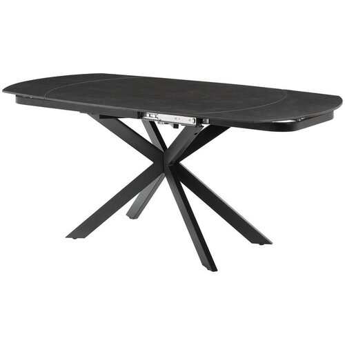 P & B Raztegljiva Miza Senna, Temno Siva, 120-180x90 Cene