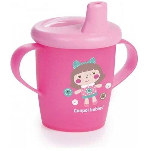 Canpol &amp;scaron;olja za bebe Non Spil Toys Pink, 250ml, 12m+ Slike