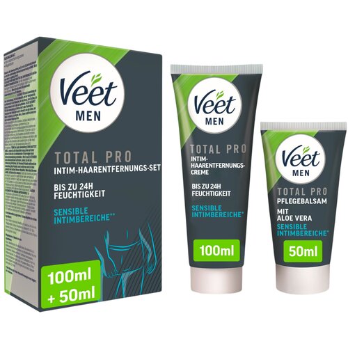 Veet - krema za intimno uklanjanje dlačica i balzam za muškarce (100+50ml) Cijene