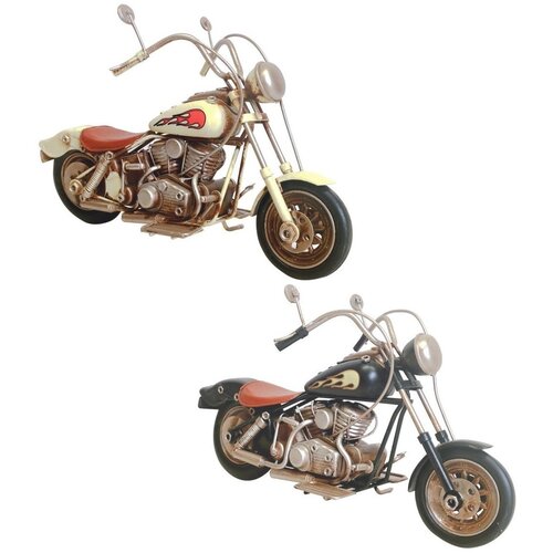 Signes Grimalt Kipci in figurice Moto Choper Vintage 2 Enota Bela Slike
