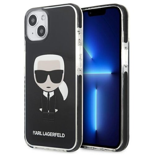 Karl Lagerfeld KLHCP13STPEIKK IPHONE 13 MINI 5,4 HARDCASE CZARNY/BLACK ICONIK KARL, (21972176) Cene