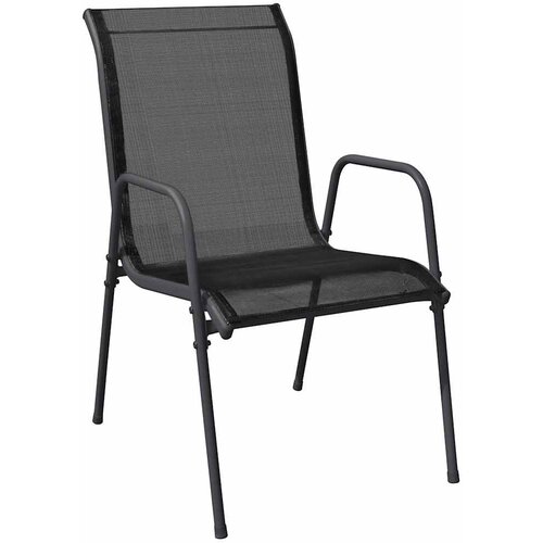  Vrtni set za objed 3 pcs Crna Čelik s prahom premazan Slike