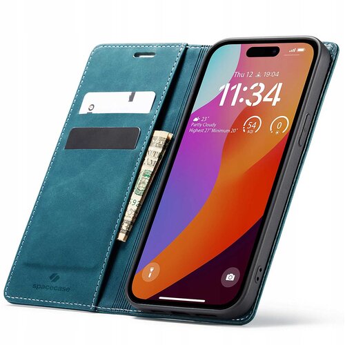Spacecase OVITEK WALLET ZA IPHONE 15 PRO OVITEK MODER, (21962107) Cene