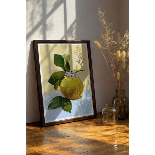 WALLXPERT Artmoscrv1-3348 Multicolor Decorative Framed MDF Painting Cene