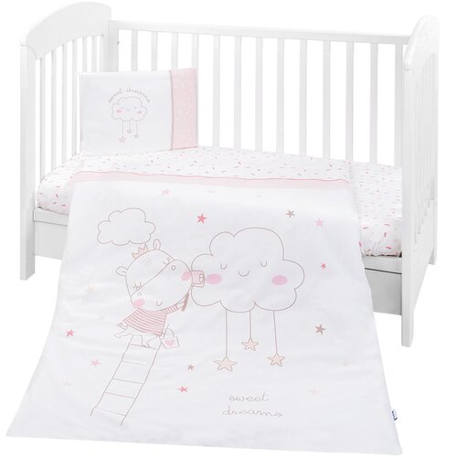 Posteljina sa ogradicom 6 pcs 60/120 Hippo Dreams KKB60105-180 Cene