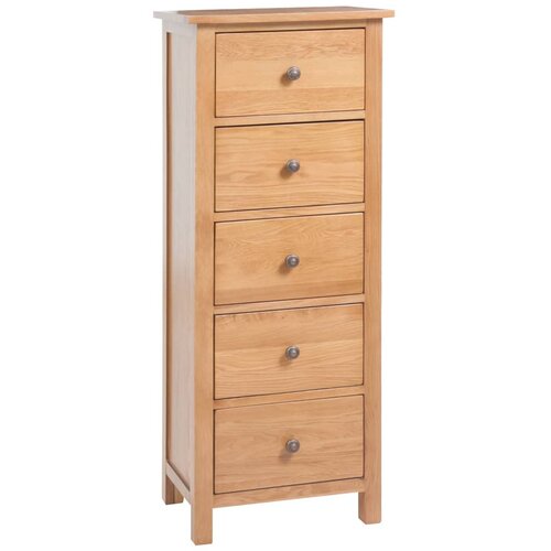 vidaXL Visoki ladičar 45 x 32 x 110 cm od masivne hrastovine Cijene