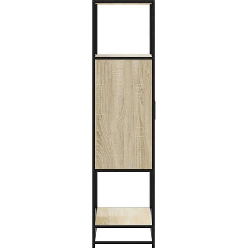 VidaXL Visoka ploča sonoma hrast 68x35x139cm konstruirano drvo i metal Slike