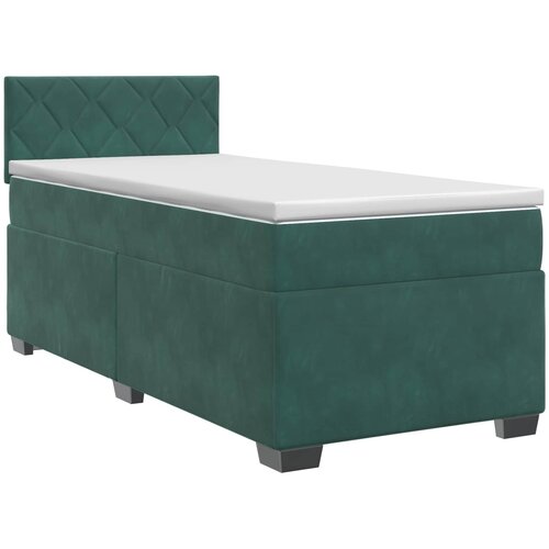  Boxspring krevet s madracem Tamnozelena 80 x 200 cm Bar&amp;scaron;un Slike
