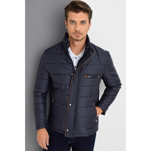 Dewberry M8625 MEN&amp;#039;S COAT-NAVY BLUE Slike