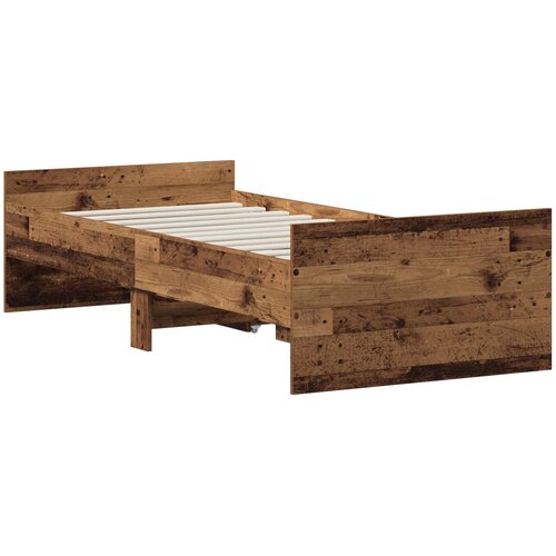  Krevetna konstrukcija Staro drvo 100 x 200 cm Konstruirano drvo Slike