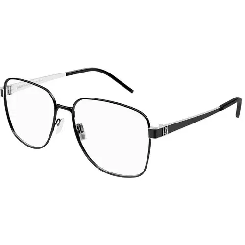 Saint Laurent SLM134 001 ONE SIZE (57) Črna/Kristalna