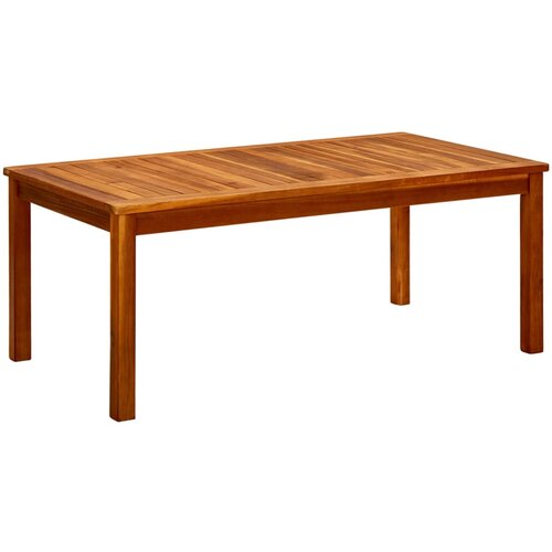 VidaXL Vrtna klubska mizica 110x60x45 cm trden akacijev les Slike