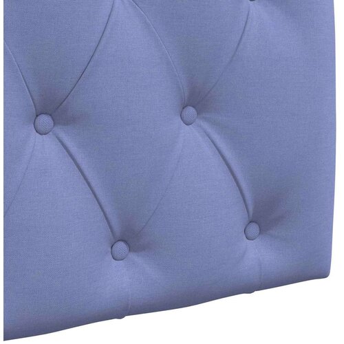  Držeće uzglavlje Zidne Traper plava 130 x 55 x 7 cm tkanina - Trapere plave boje 120 cm bez LED Cijene
