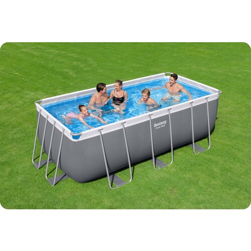 Bestway pro max pravougaoni bazen 4.12 x 2.01 x 1.22 m sa pumpom 56457E Slike