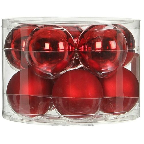 Mica Decorations Božićne kuglice (Svijetlo crvena, Staklo, Promjer: 6 cm, 10 Kom.) Cijene