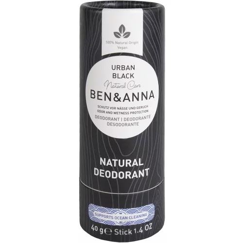 BEN & ANNA Natural Deodorant Urban Black čvrsti dezodorans 40 g