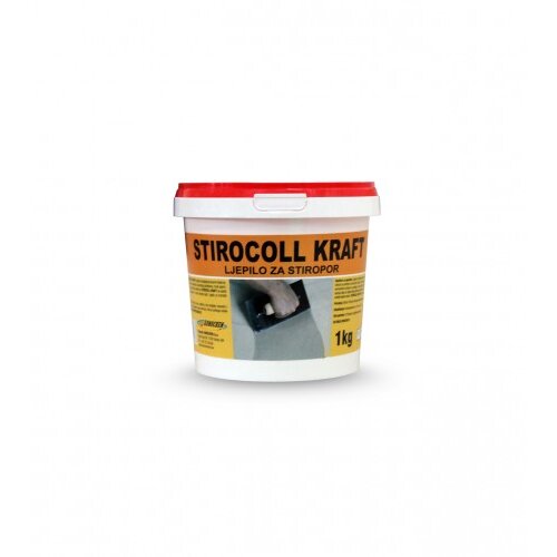 KOMOCHEM Stirocoll kraft 1kg ljepilo za stiropor Slike