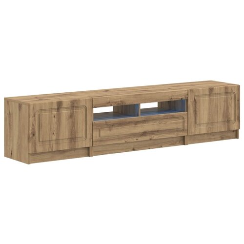  5-dijelni LED TV ormarić Hrast artisan Konstruirano drvo - Hrast artisan 81 cm Cene