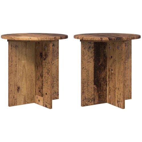  Stalak za biljke 2 pcs Staro drvo 40 x 40 x 40 cm Slike