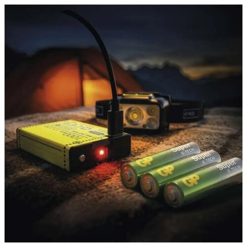  Prigu&amp;scaron;iva punjiva čelna lampa LED/3xAAA/1000 mAh 3,7V Slike