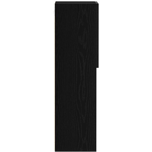  Set TV komoda Zidne 2 pcs Crni hrast 30,5 x 30 x 102 cm Slike