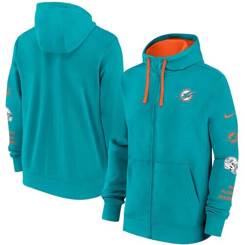 Nike Miami Dolphins Cotton Full-Zip Fleece jopica s kapuco Cene