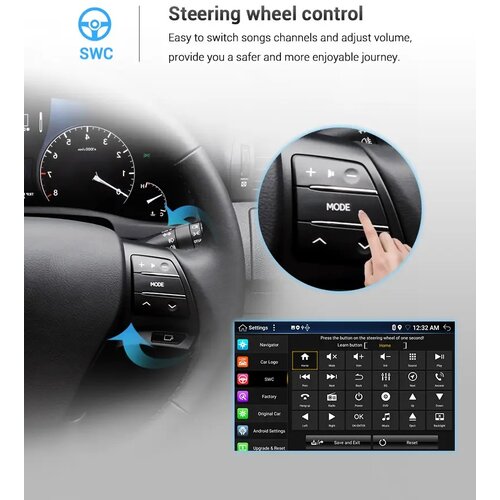 Kettz multimedija kt-ar1900 9 1din 4 + 64gb dsp dab car play ( KT1900 ) Cene