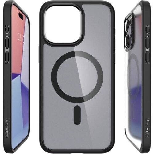 Spigen ULTRA HYBRID MAG OVITEK IPHONE 15 PRO ZA MAGSAFE FROST BLACK, (21973447) Cene