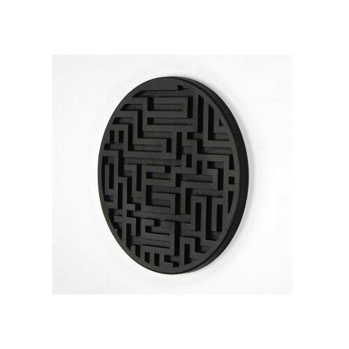 Wallxpert ART139 Zidna dekoracija, 33x33cm, Crna Slike