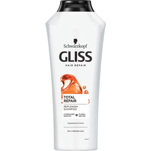 Schwarzkopf gliss kur total repair obnavljajući šampon za suhu i oštećenu kosu 400 ml za žene