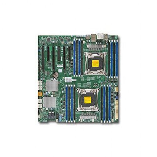 Supermicro MBD-X10DAC-O, dual skt, intel C612 chipset, 16 x dimms, 10 x SATA3, 8 x SAS3(LSI3008), 2 x 1GbE, 6 x pci-e, e-atx - retail ( X10 Slike