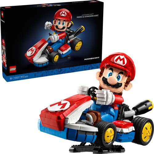 Lego Super Mario Mario Kart Mario & Standard Kart &scaron;tevilka 72037 Cene