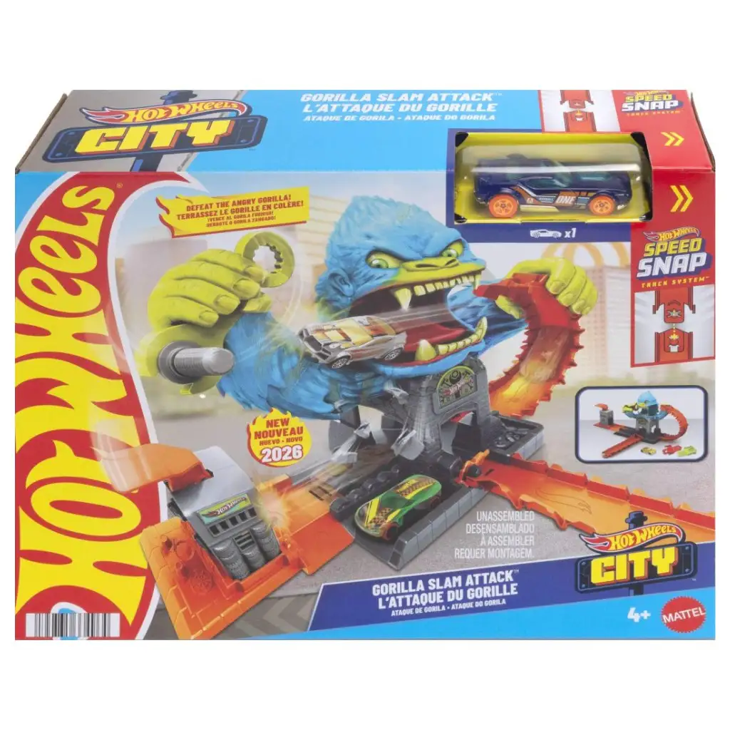 Mattel Hot Wheels: Gorilla Slam Attack komplet proge - Cene