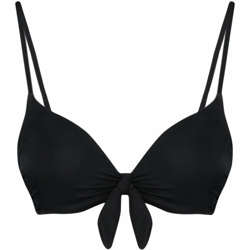 Trendyol Black*001 Plain Balconette Strapless Bikini Top Cene