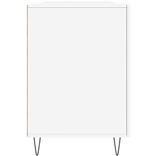  Radni stol bijeli 140 x 50 x 75 cm od konstruiranog drva Slike