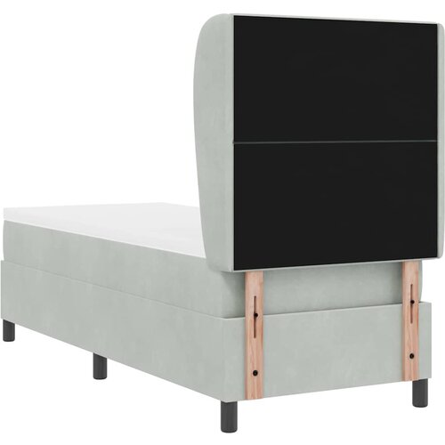  Krevet s opruga kutije Svijetlo siva 200 x 80 cm Bar&amp;scaron;un Slike