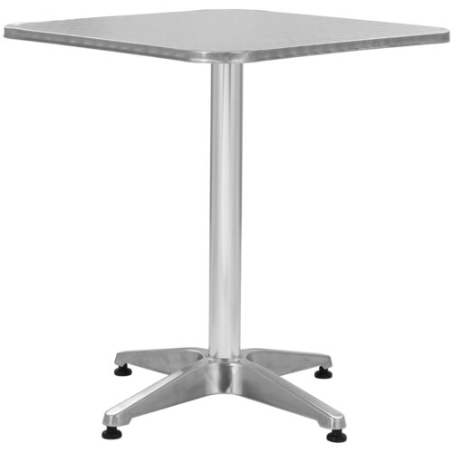  Vrtni stol srebrni 60 x 60 x 70 cm aluminijski Cijene
