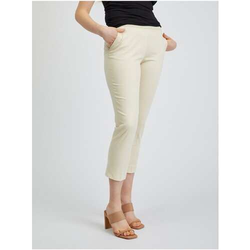 Orsay Beige Ladies Shortened Pants - Women Cene