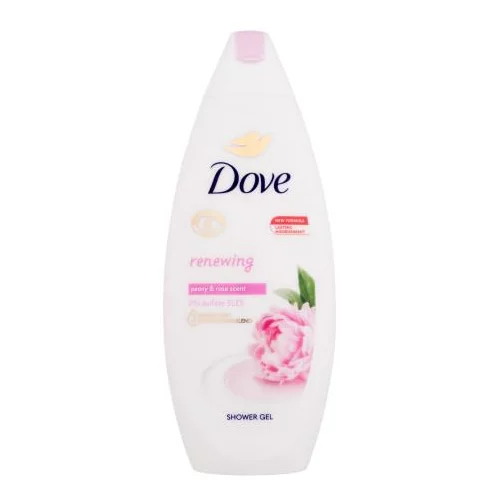 Dove Renewing Peony & Rose Scent Shower Gel obnovitveni gel za prhanje 250 ml za ženske