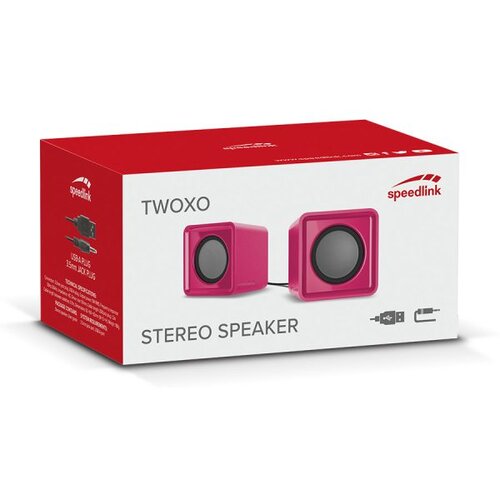 Speedlink Zvučnici 2.0 TWOXO Stereo, pink, SL-810004-PK Cijene