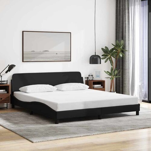  Okvir za krevet Dover crni 180x200 cm od tkanine Cijene