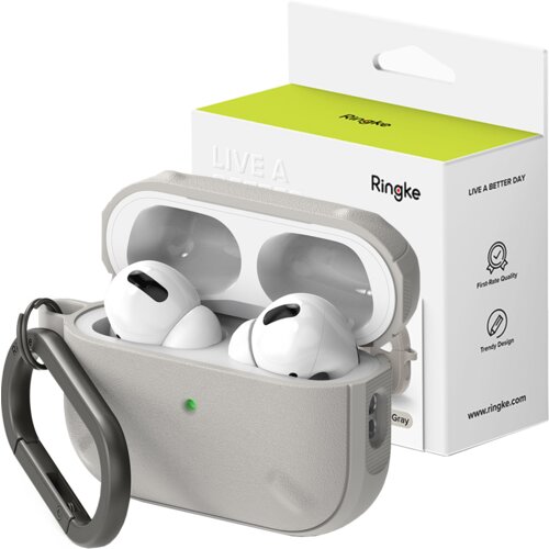 Ringke OVITEK ONYX ZA AIRPODS PRO 2 ARMOR OVITEK SIVA, (22006523) Slike