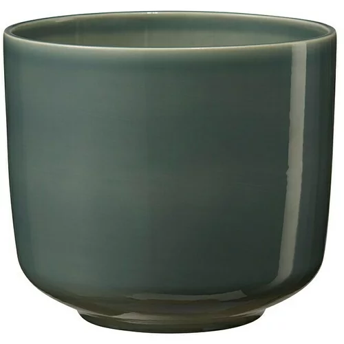 Soendgen Keramik Okrugla tegla za biljke (Vanjska dimenzija (ø x V): 21 x 19 cm, Sivo-zelena, Keramika)