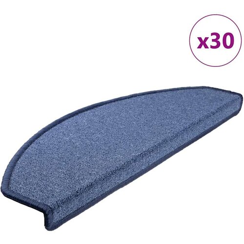 vidaXL Podloge za stopnice 30 kosov Modra 65x24x4 cm Cene
