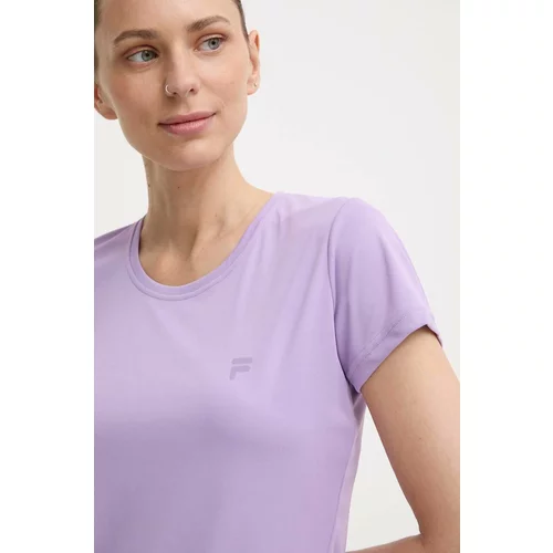Fila Kratka majica za tek Ramatuelle vijolična barva, FAW0709