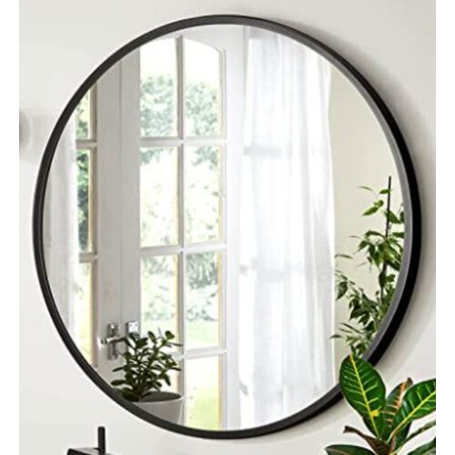 Ceramica lux Ogledalo alu-ram fi60, matt black, bez led-a, - CL3 300035 Cene