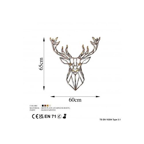 Wallxpert zidna dekoracija deer 3 Slike